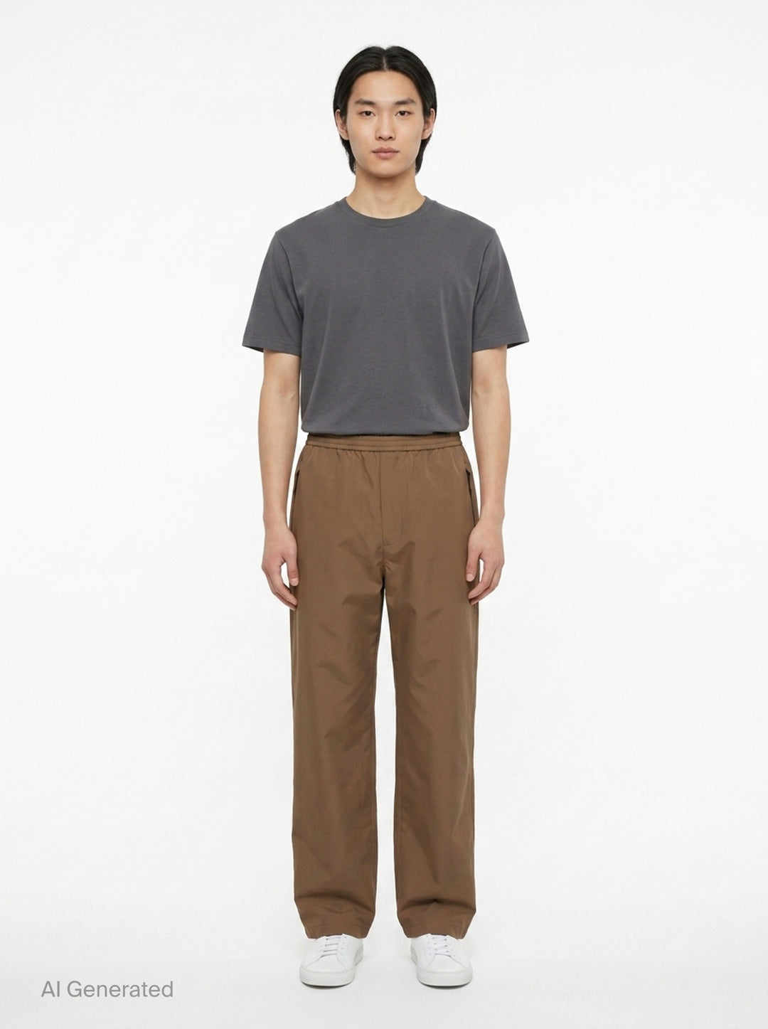 Water Repellent Wide Leg Trousers | Jil Sander | Club21 - front