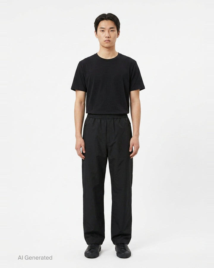 Water Repellent Wide Leg Trousers | Jil Sander | Club21 - front