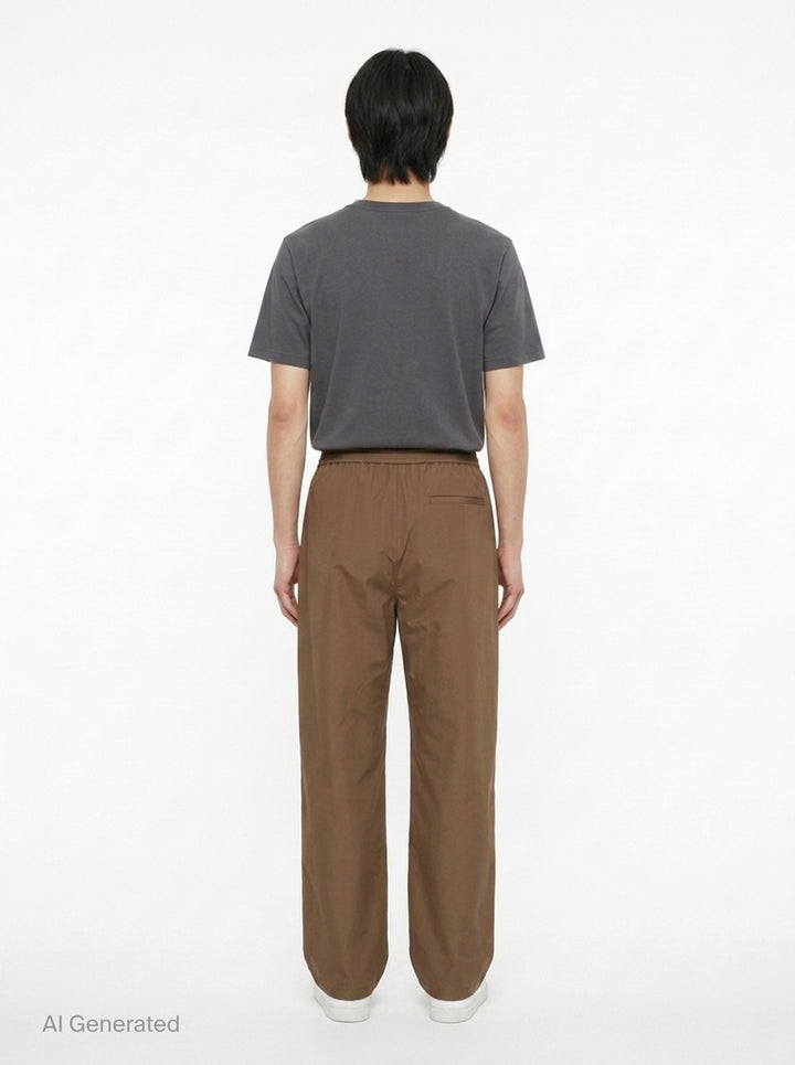 Water Repellent Wide Leg Trousers | Jil Sander | Club21 - back