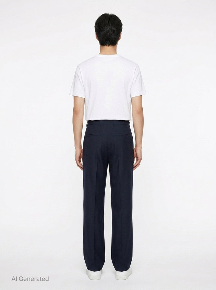 Wool Mohair Trousers | Jil Sander | Club21 - back