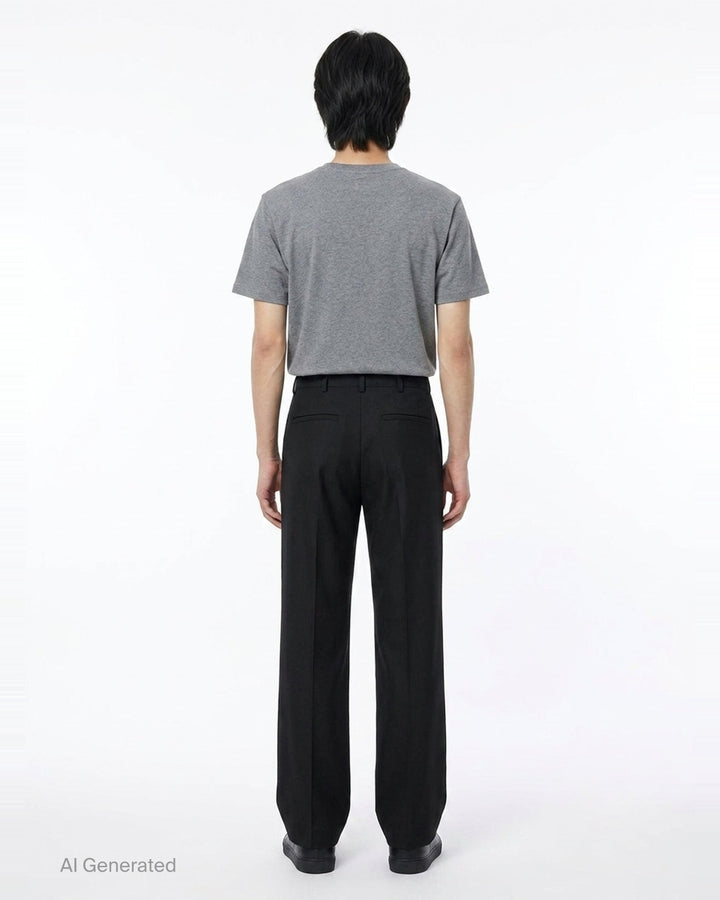 Wool Mohair Trousers | Jil Sander | Club21 - back