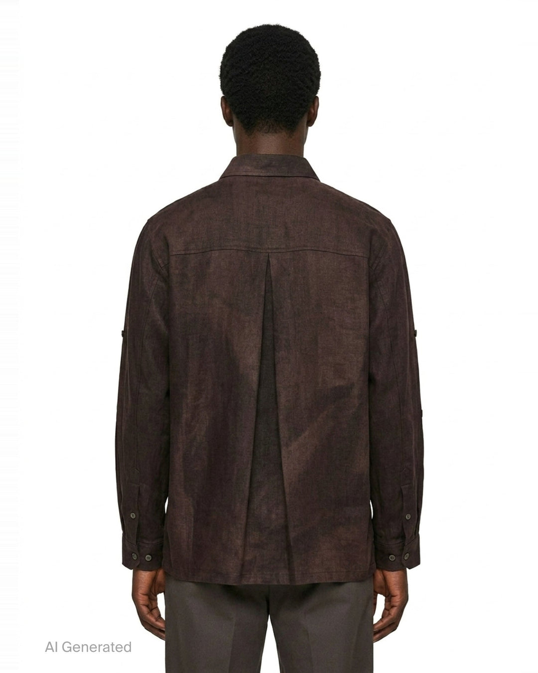 Sun-Bleached Long Sleeve Strap Shirt | JiyongKim | Club21 - back