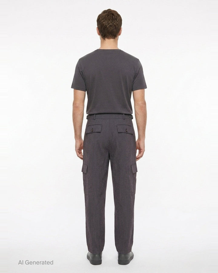 Sun-Bleached Pleated Trousers | JiyongKim | Club21 - back