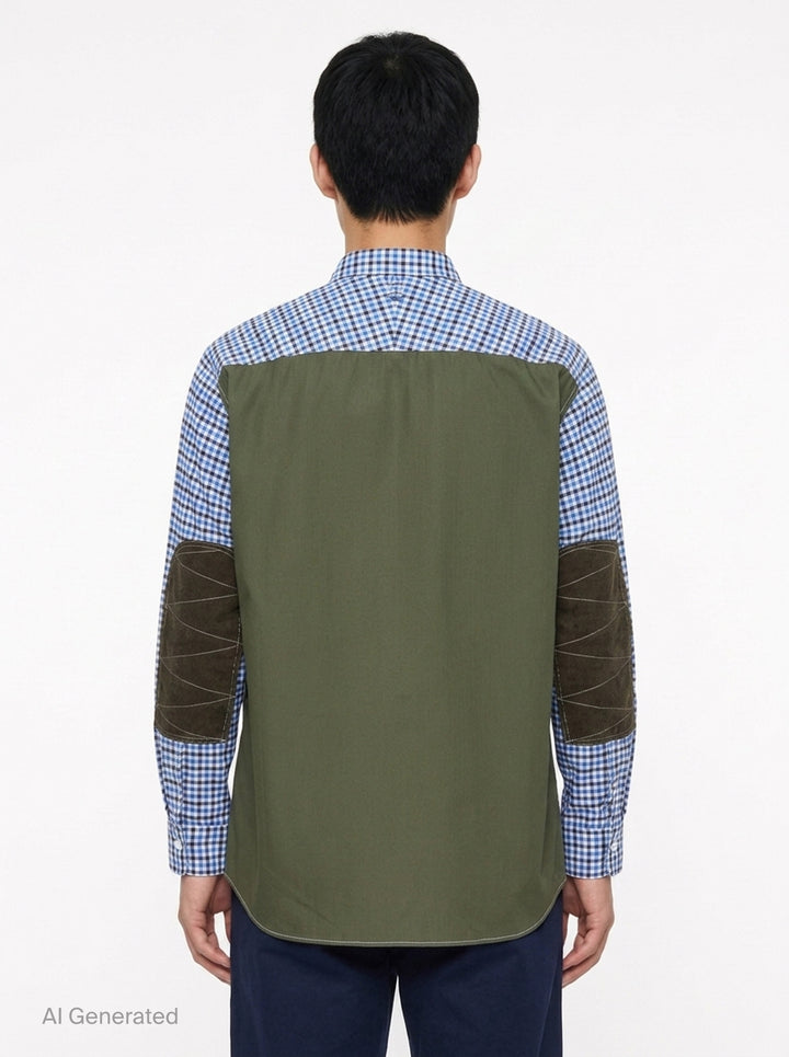 Cotton Stripe Long Sleeve Shirt | Comme des Garçons Homme | Club21 - back