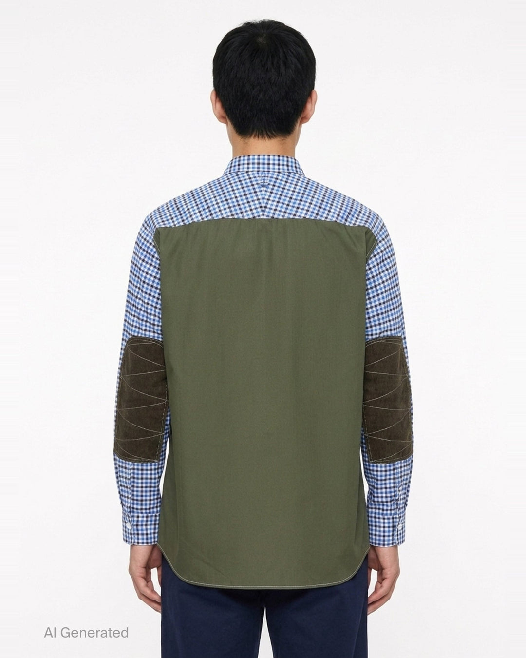 Cotton Stripe Long Sleeve Shirt | Comme des Garçons Homme | Club21 - back