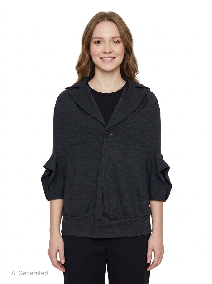 Exaggerated Silhouette Tailored Jacket | Junya Watanabe | Club21 - front