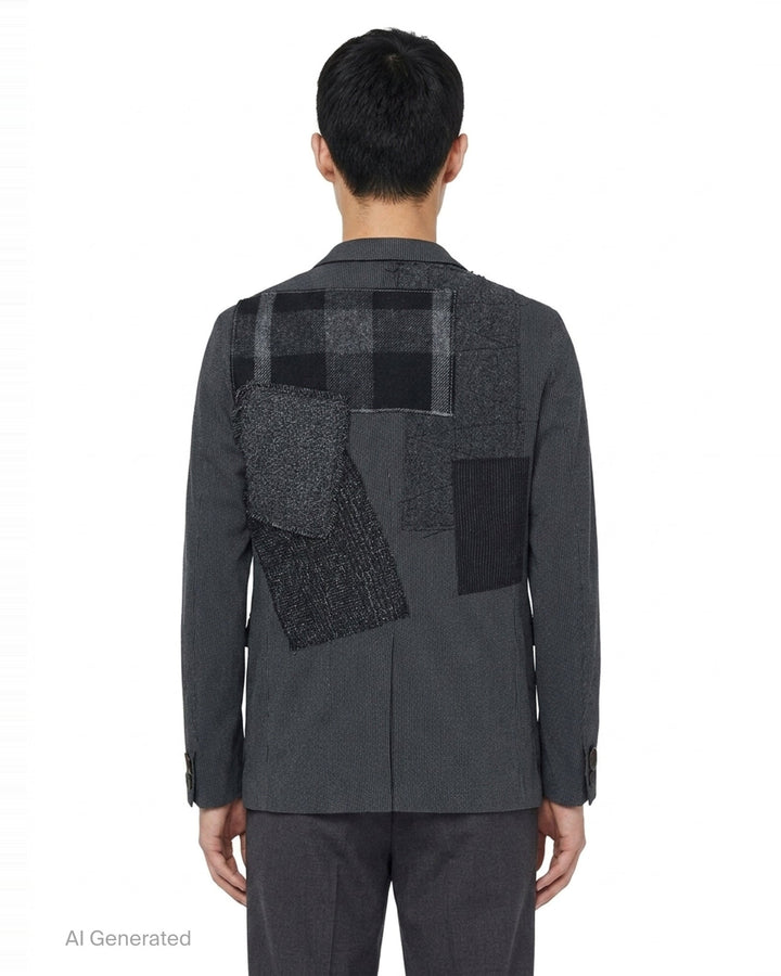 Herringbone Blazer | Junya Watanabe | Club21 - back