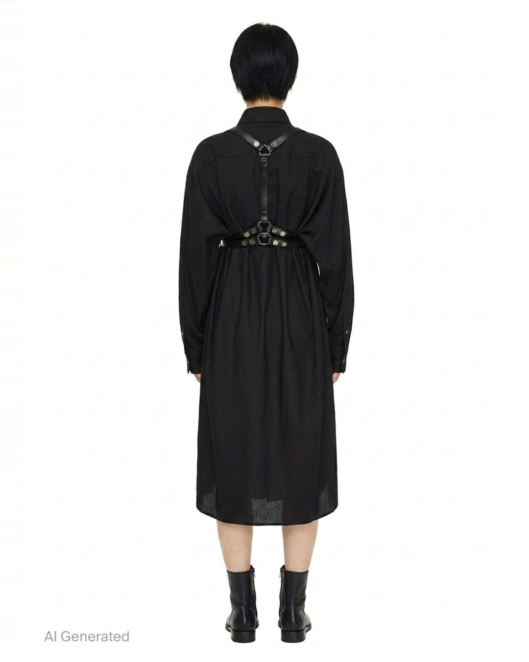 Oversized Shirt Dress With Harness | Junya Watanabe | Club21 - back