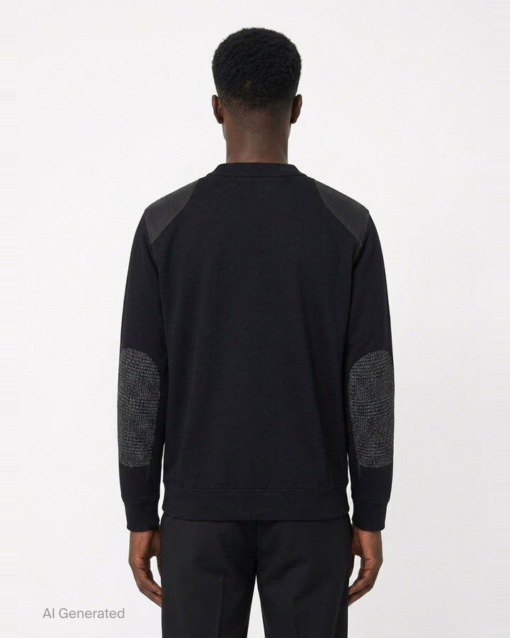 Wool Jersey Cowhide Cardigan | Junya Watanabe | Club21 - back