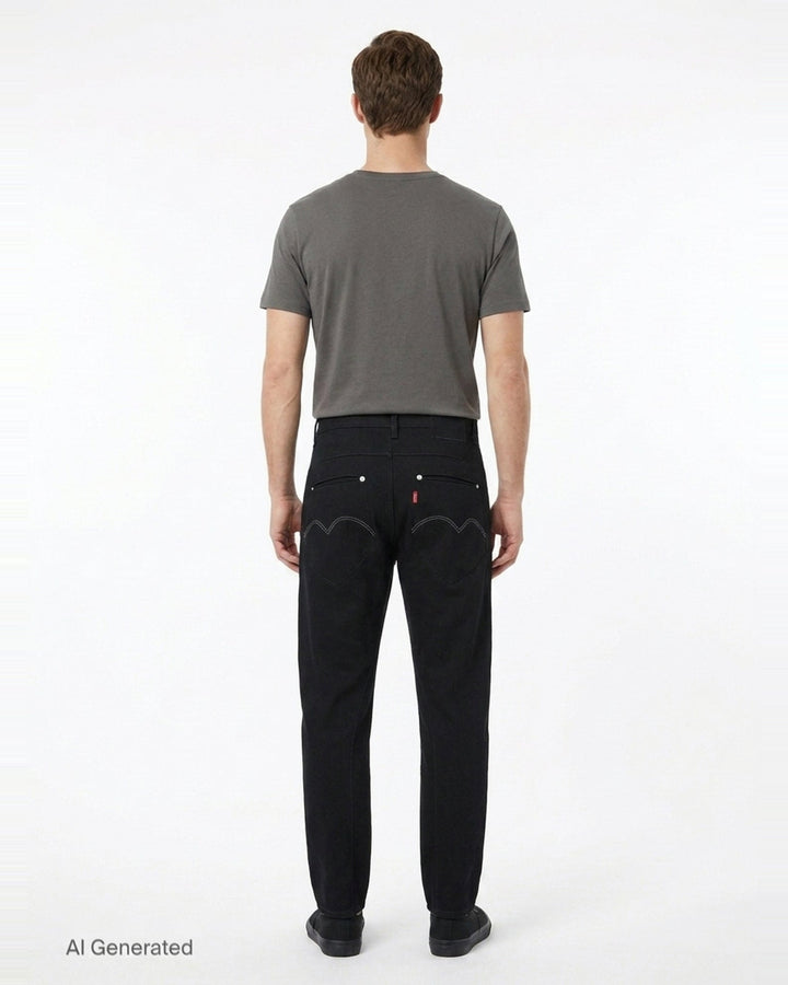 Wool Serge Tapered Pants | Junya Watanabe | Club21 - back