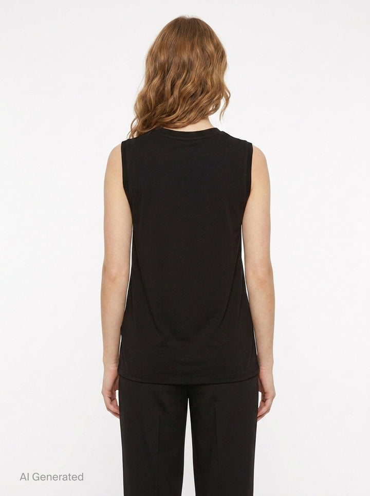Asymmetric Tie Hem Tank Top | JW Anderson | Club21 - back