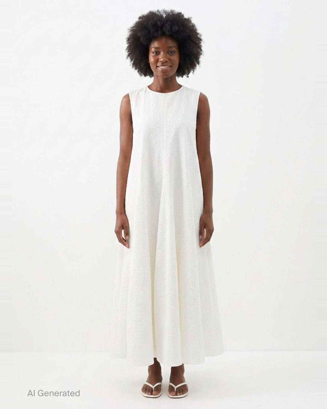 Cloqué Cotton Seersucker Dress | JW Anderson | Club21 - front