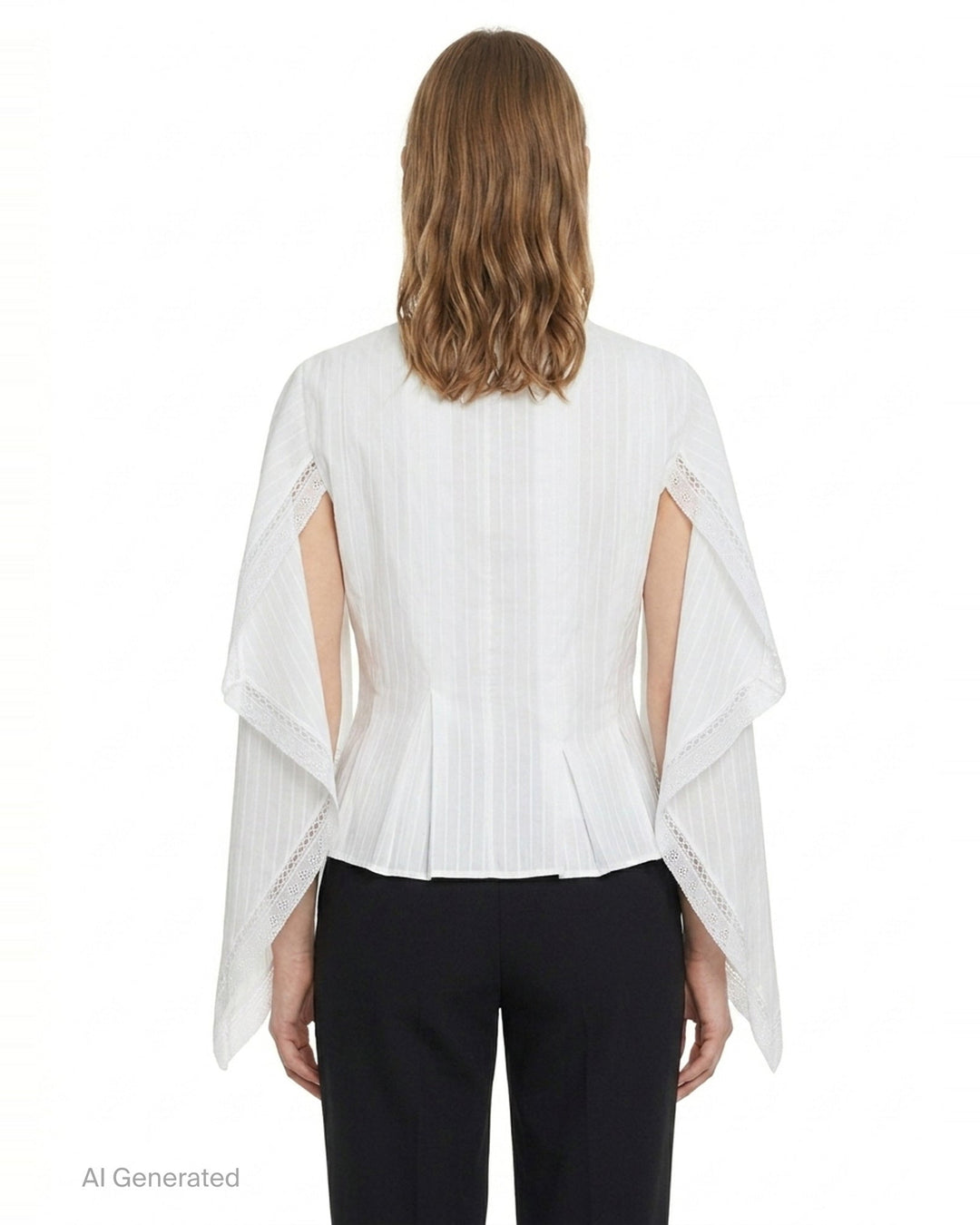 Draped Sleeve Woven Top | JW Anderson | Club21 - back