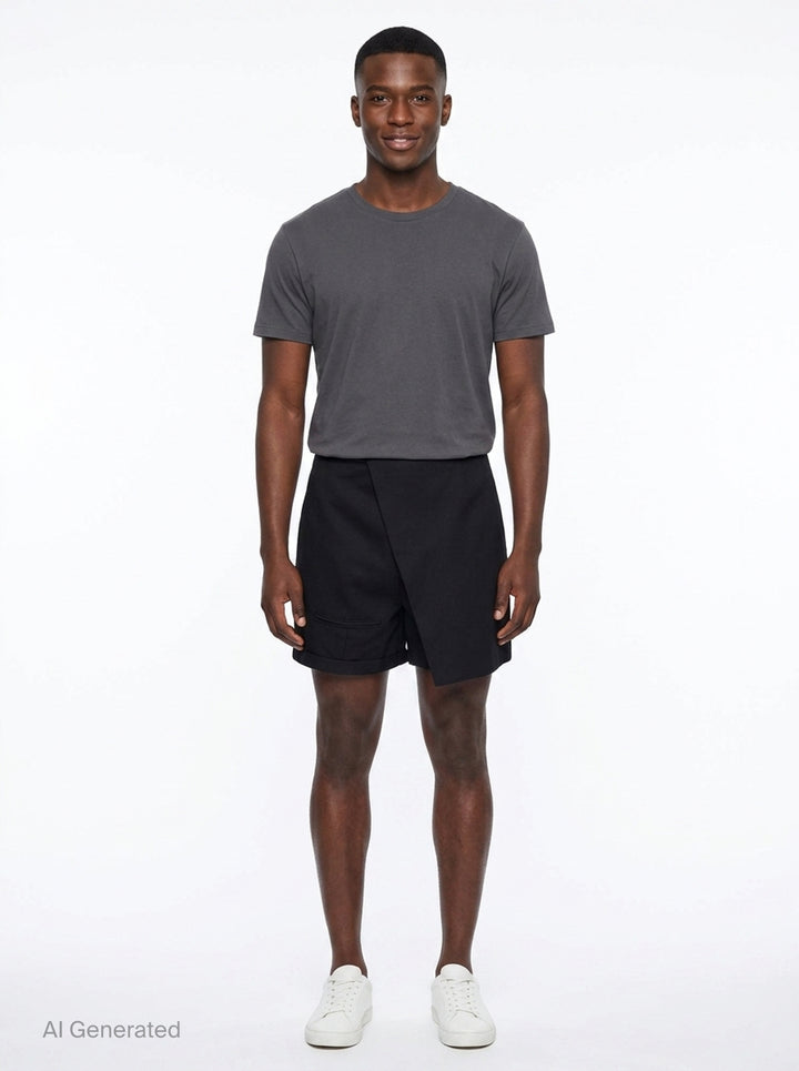 Folded Wrap Shorts | JW Anderson | Club21 - front