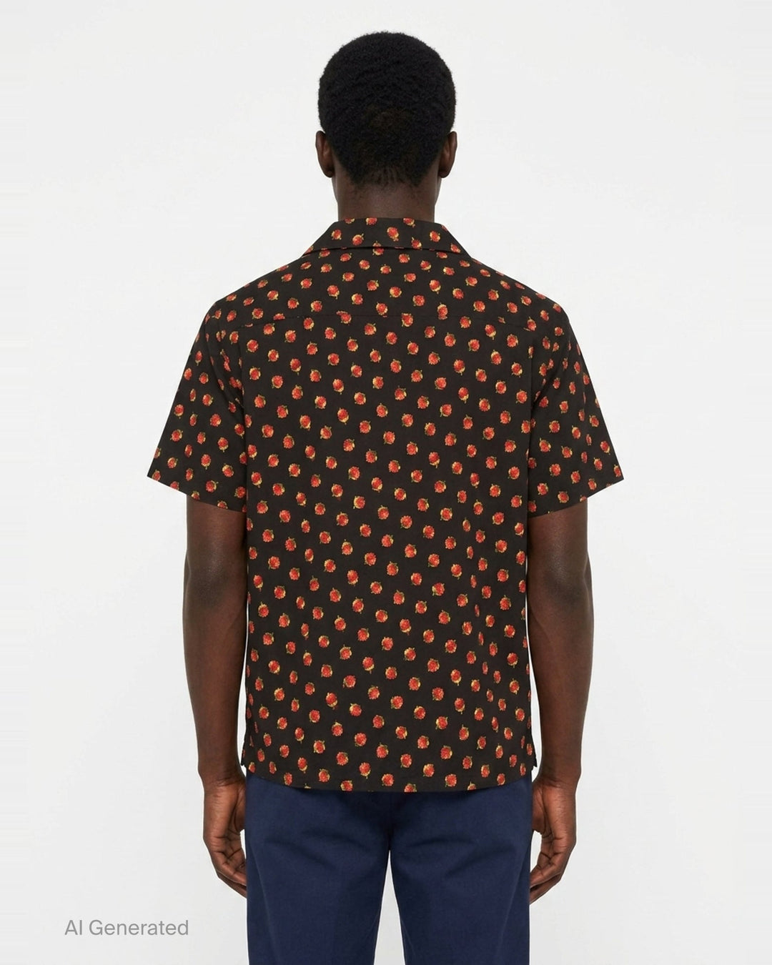 Short Sleeve Camp Collar Shirt | JW Anderson | Club21 - back