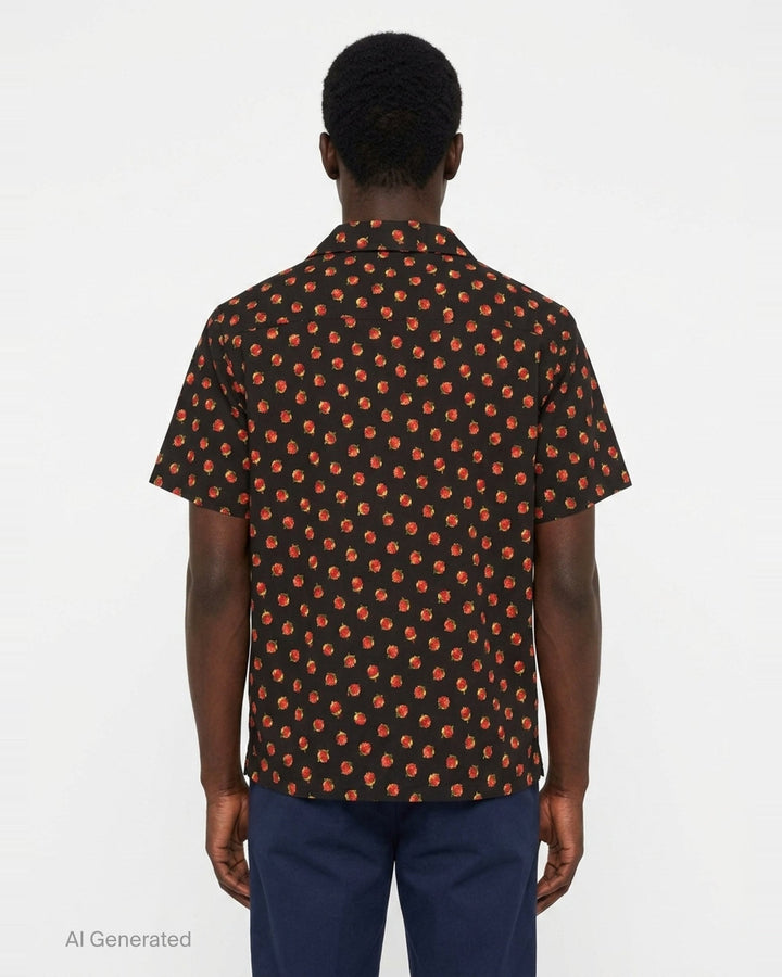 Short Sleeve Camp Collar Shirt | JW Anderson | Club21 - back