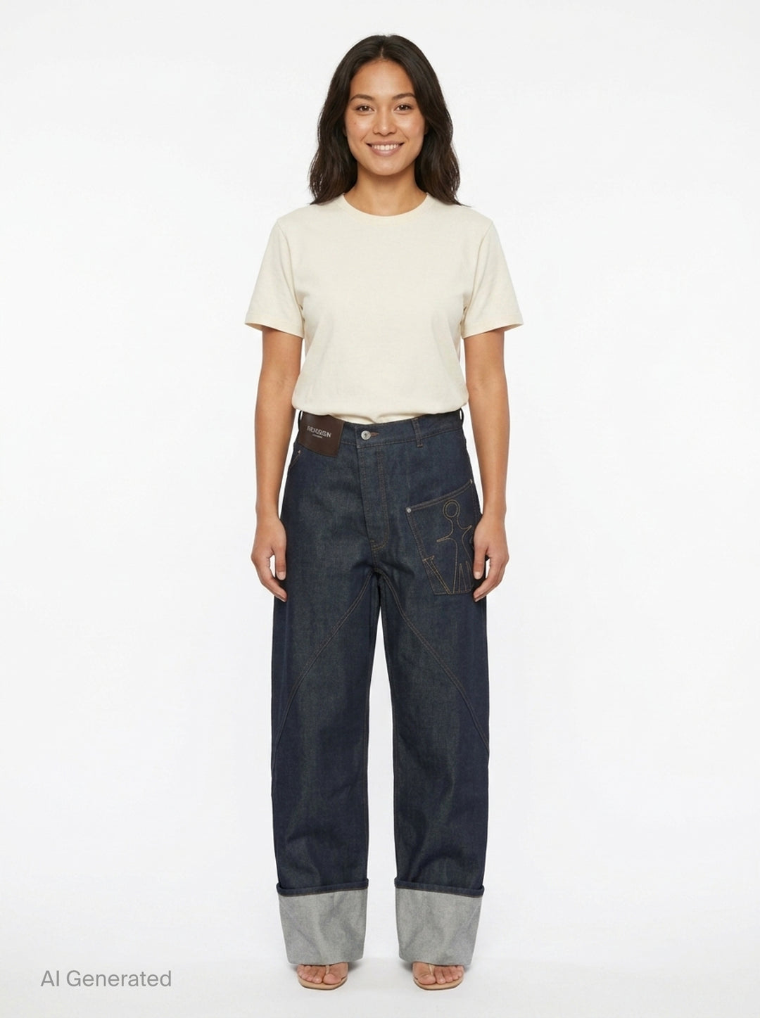 Twisted Workwear Jeans | JW Anderson | Club21 - front