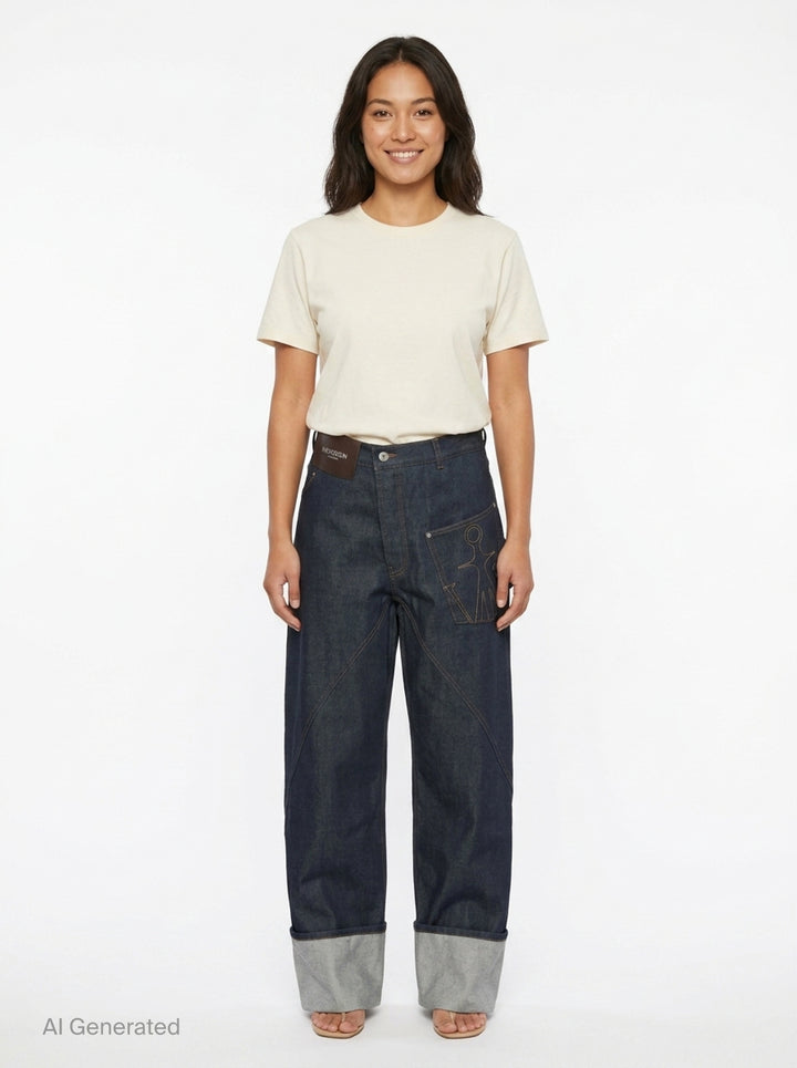 Twisted Workwear Jeans | JW Anderson | Club21 - front