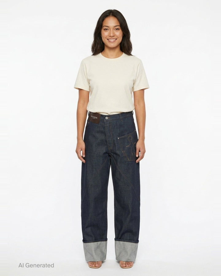 Twisted Workwear Jeans | JW Anderson | Club21 - front