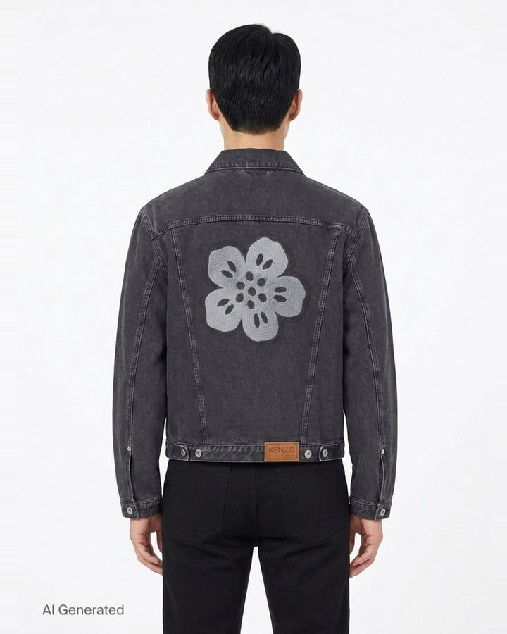 Boke Flower Trucker Jacket | Kenzo | Club21 - back