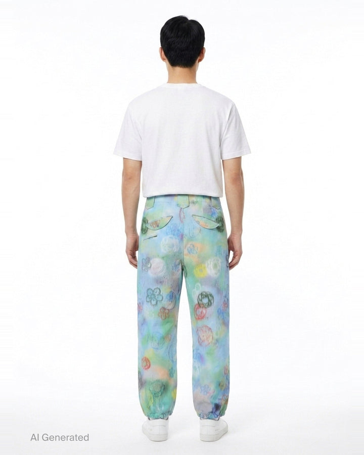 Futura Double Knee Pants | Kenzo | Club21 - back
