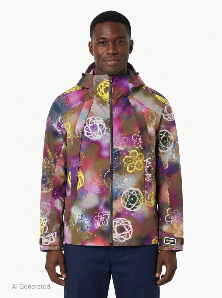 Futura Windbreaker Jacket | Kenzo | Club21 - front