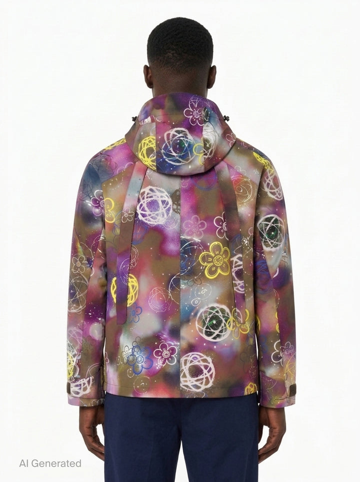 Futura Windbreaker Jacket | Kenzo | Club21 - back