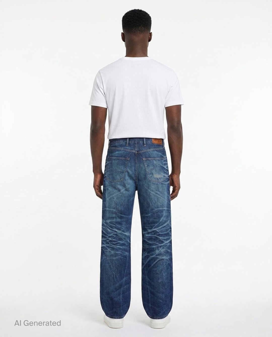 Turn Up Wide Fit Jeans | Kenzo | Club21 - back