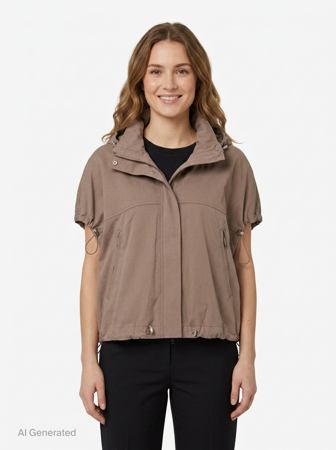 Drawstring Hooded Blouson | Kumann YHJ | Club21 - front