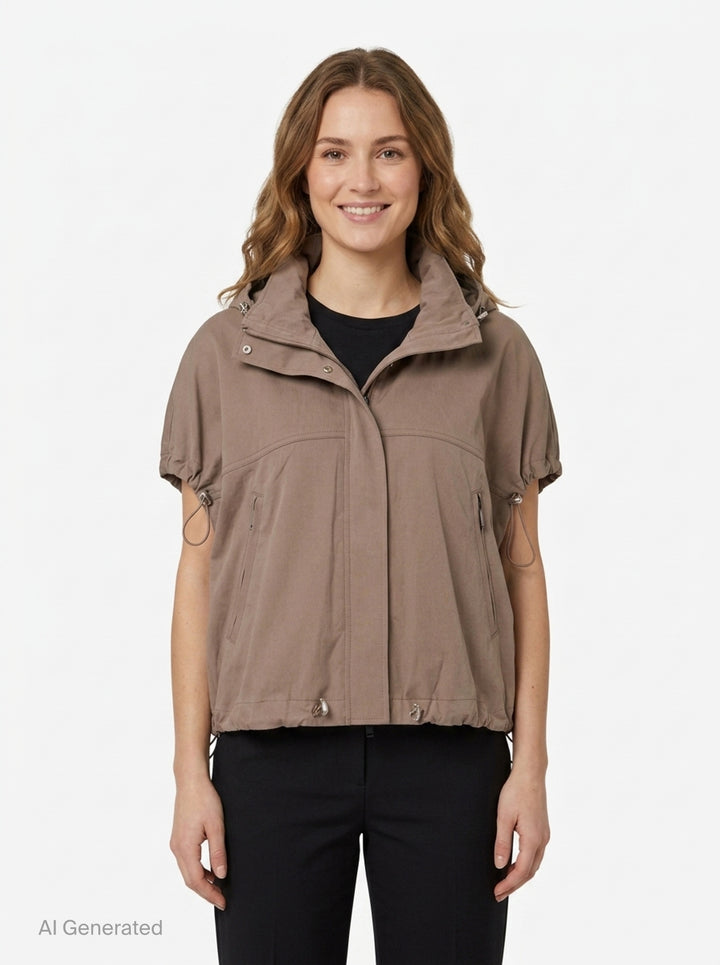 Drawstring Hooded Blouson | Kumann YHJ | Club21 - front
