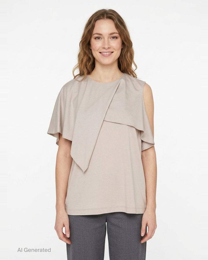 Jersey Cape-Style Tee | Kumann YHJ | Club21 - front