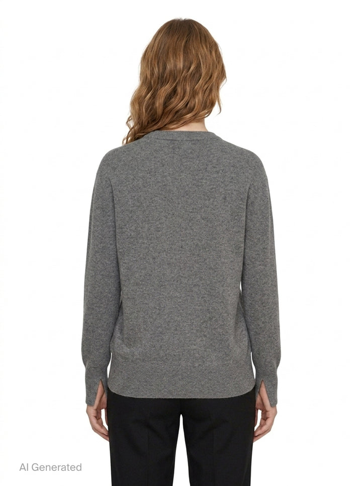 Cashmere Crewneck Sweater | Lee Mathews | Club21 - back