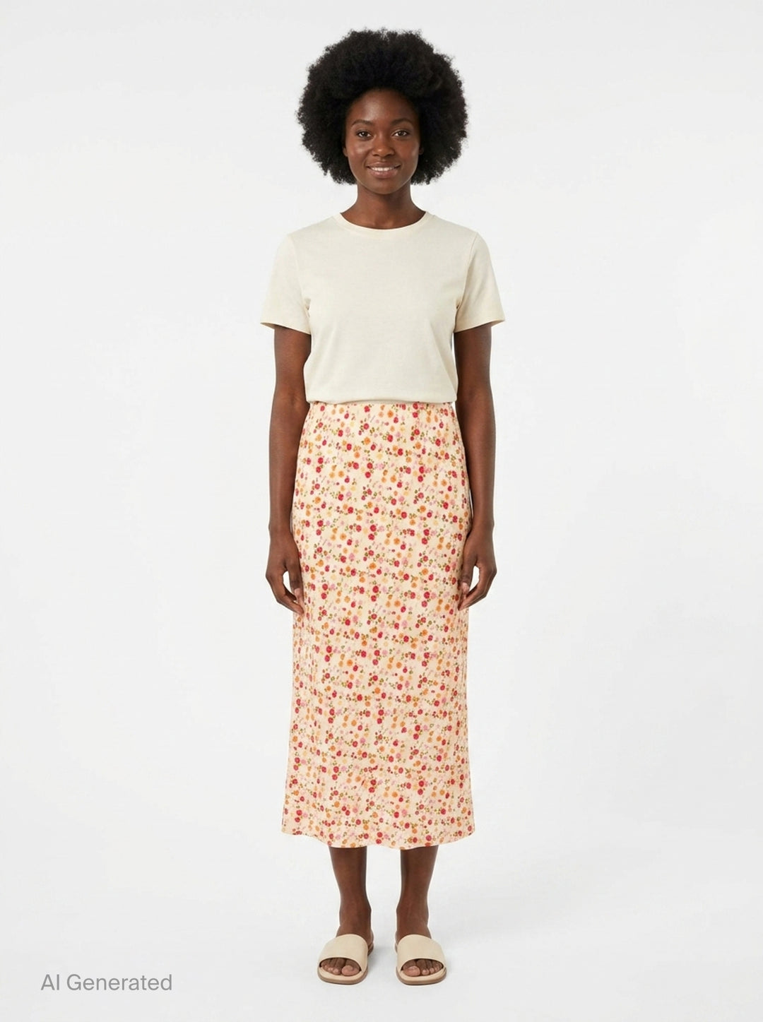 Flora Silk Bias Skirt | Lee Mathews | Club21 - front