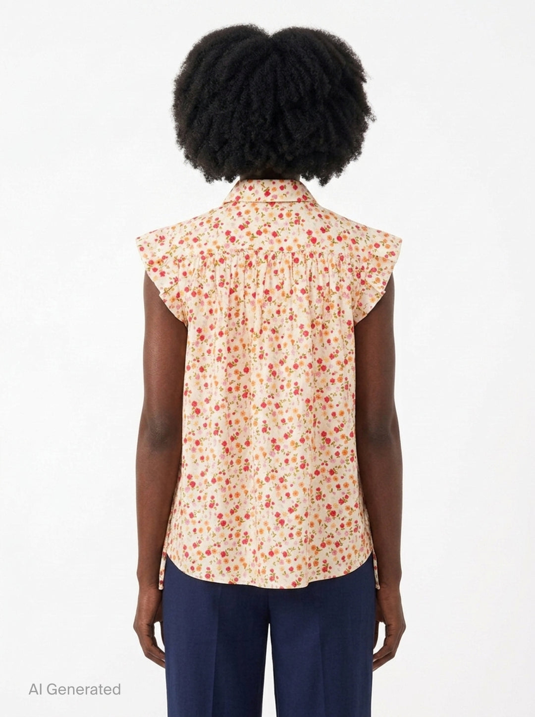 Flora Silk Short Sleeve Shirt | Lee Mathews | Club21 - back