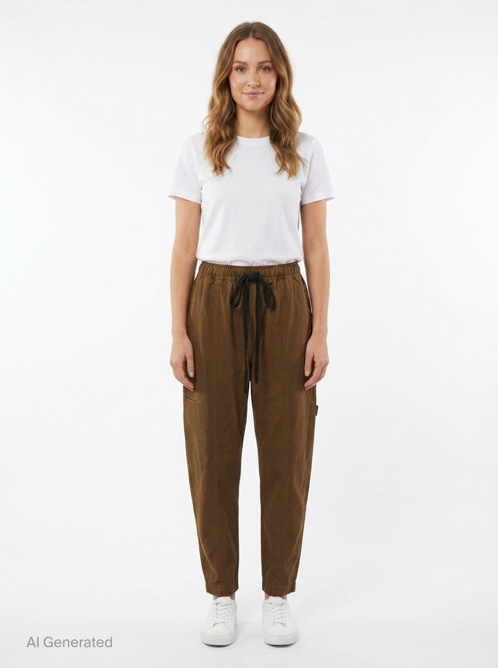 Harper Drill Pants | Lee Mathews | Club21 - front