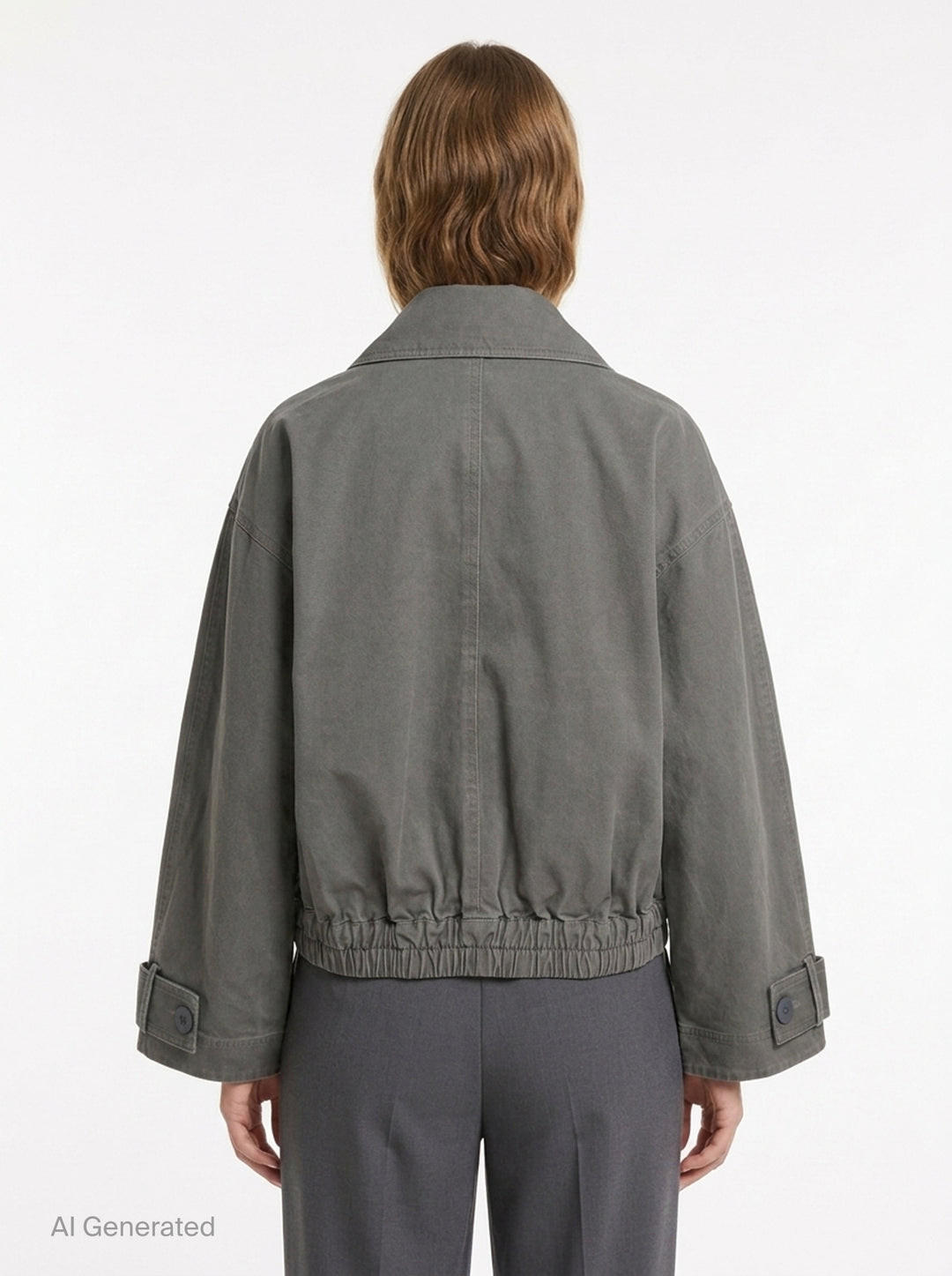 Harper Twill Double Breasted Blouson | Lee Mathews | Club21 - back