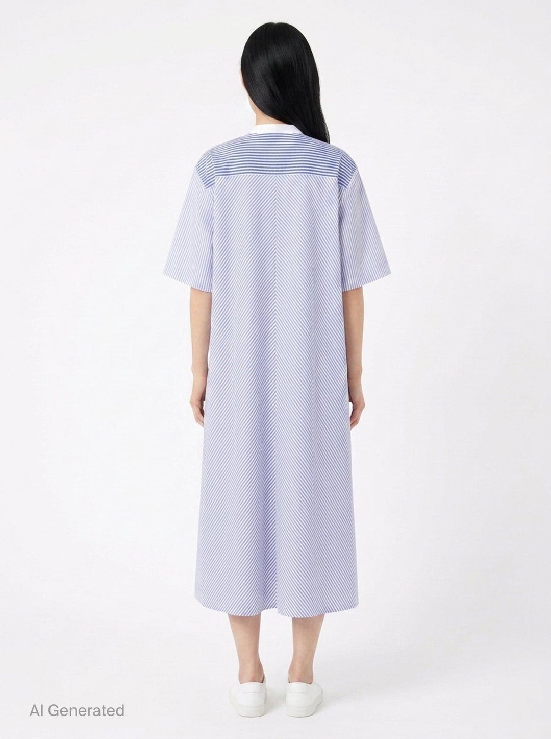 Ivy Stripe Shirt Dress | Lee Mathews | Club21 - back