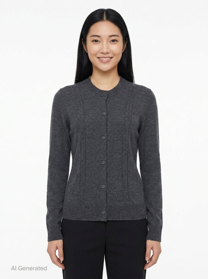 Mila Cable Knit Cardigan | Lee Mathews | Club21 - front