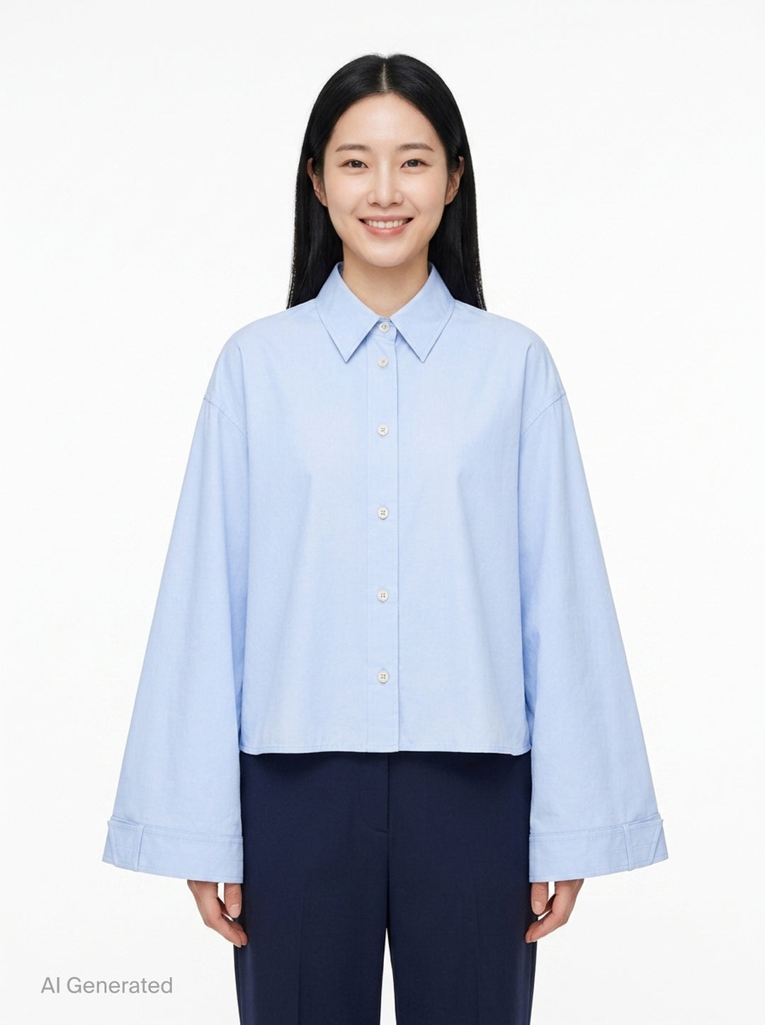 Rennie Cropped Shirt | Lee Mathews | Club21 - front