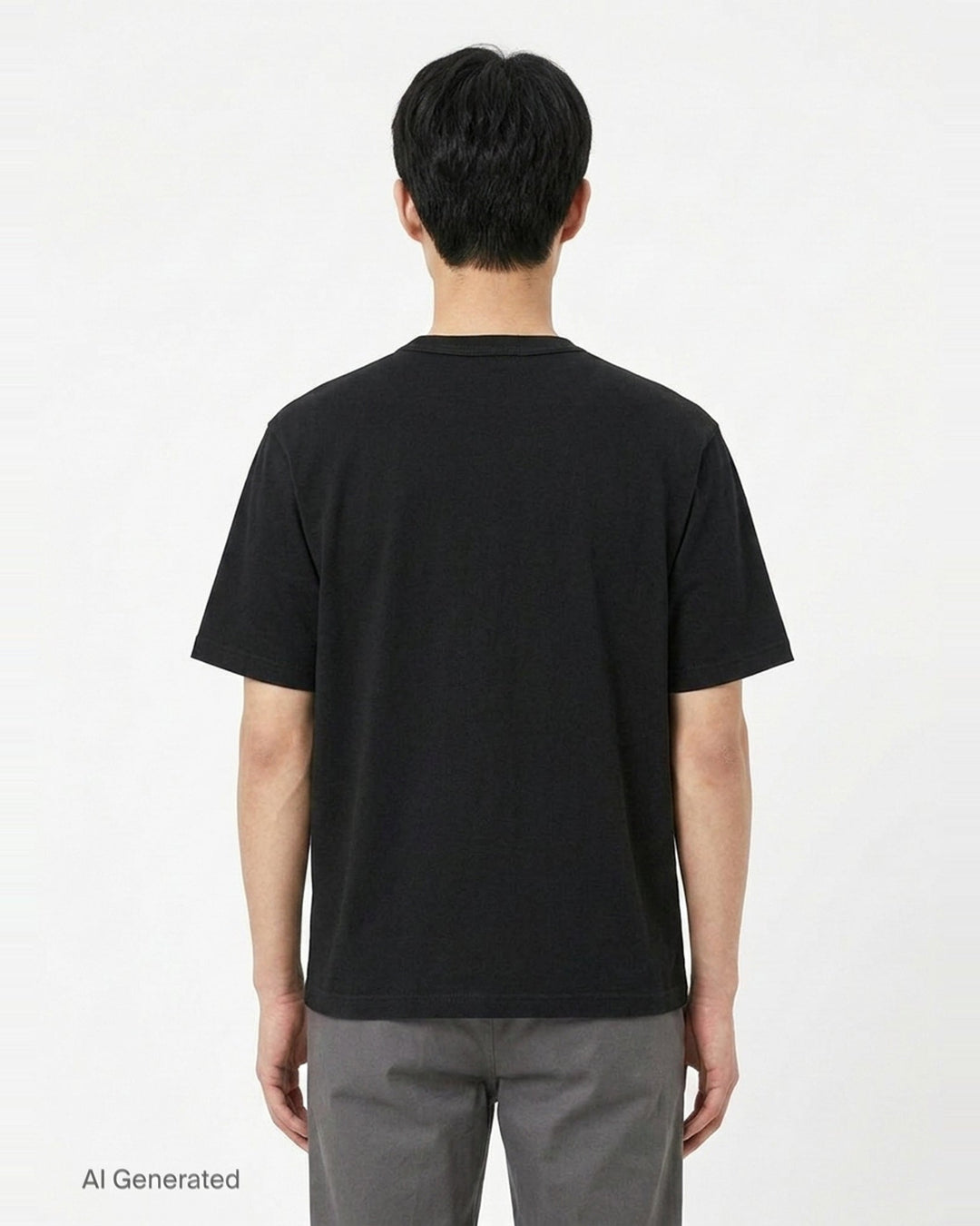 Boxy Compact Cotton Tee | Lemaire | Club21 - back