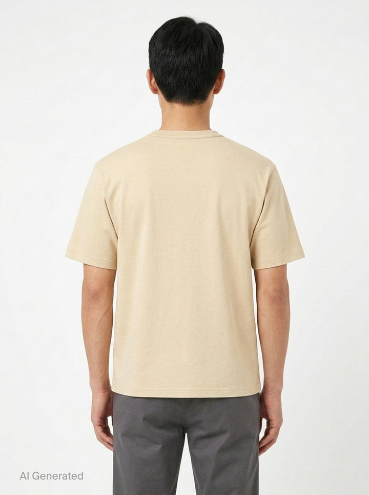 Boxy Compact Cotton Tee | Lemaire | Club21 - back