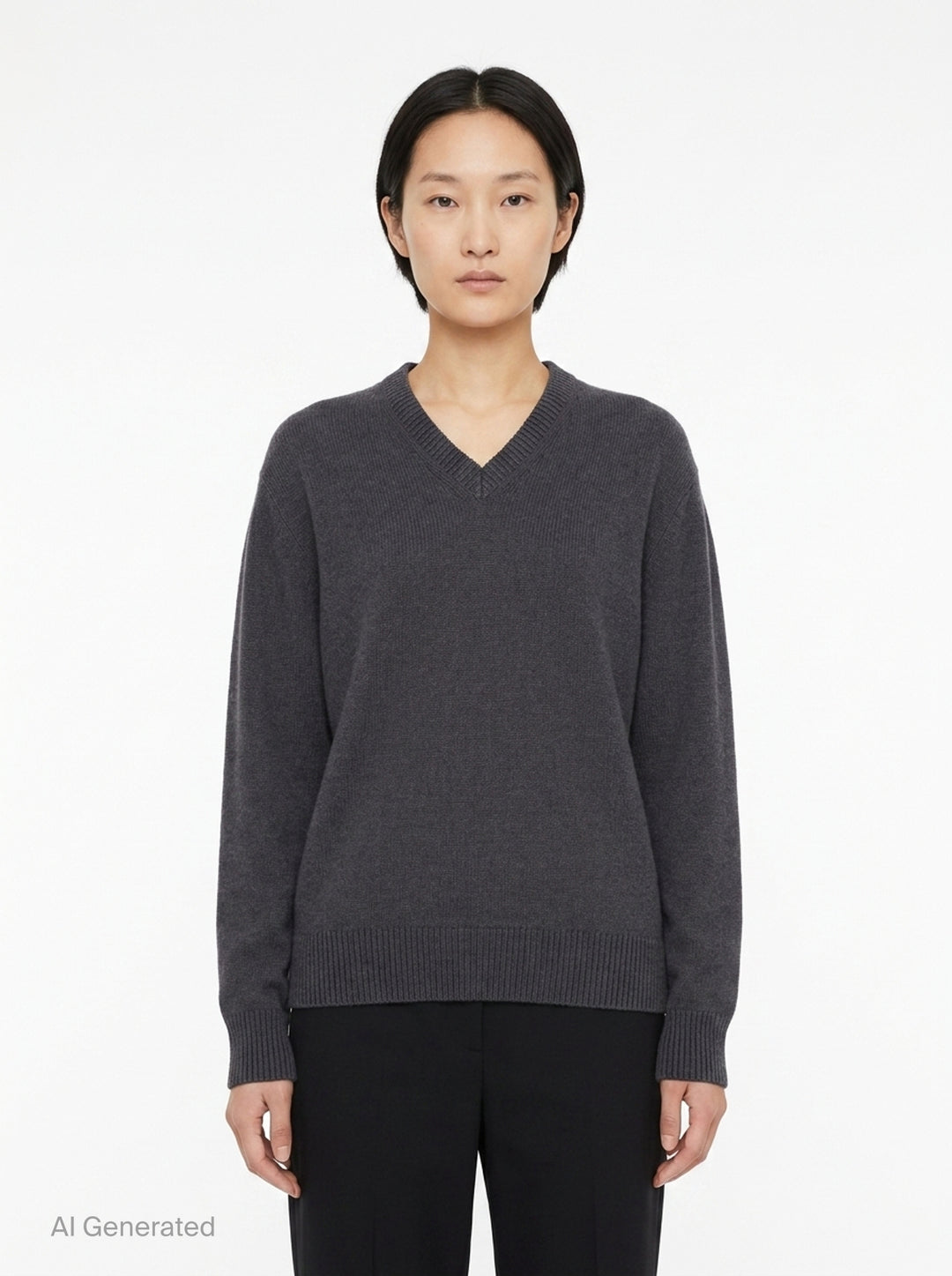 Cashmere V-Neck Sweater | Lemaire | Club21 - front