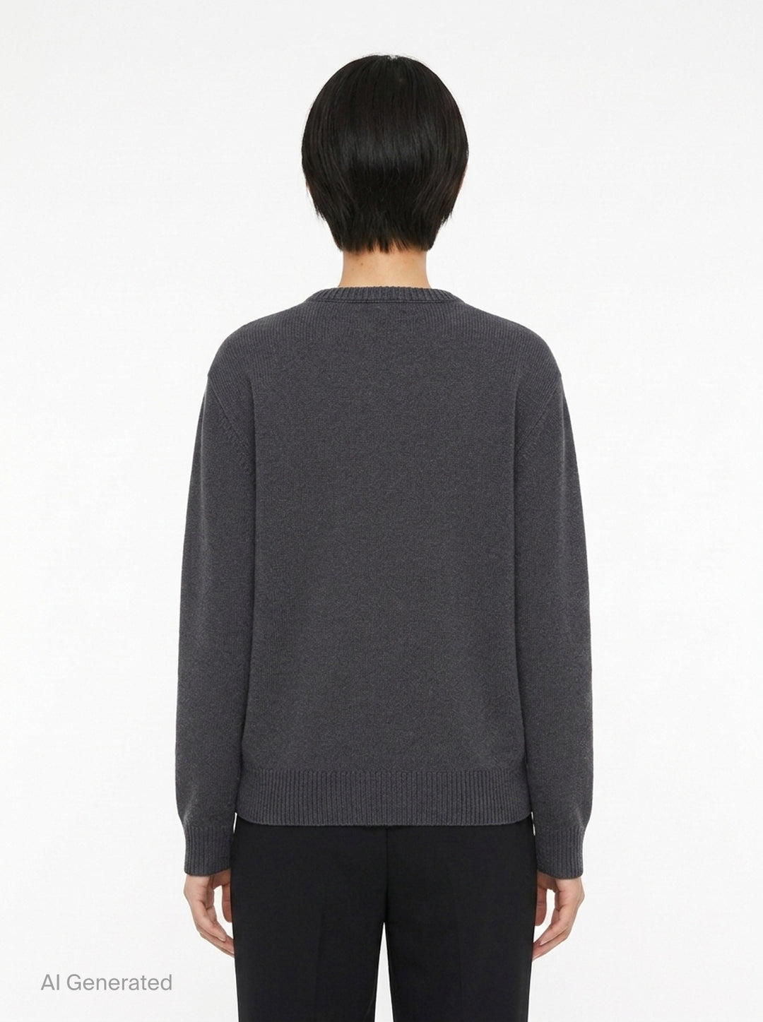 Cashmere V-Neck Sweater | Lemaire | Club21 - back
