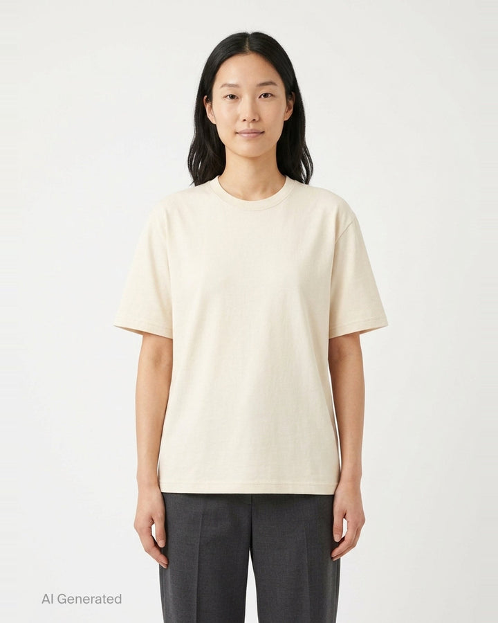 Rib Jersey T-Shirt | Lemaire | Club21 - front
