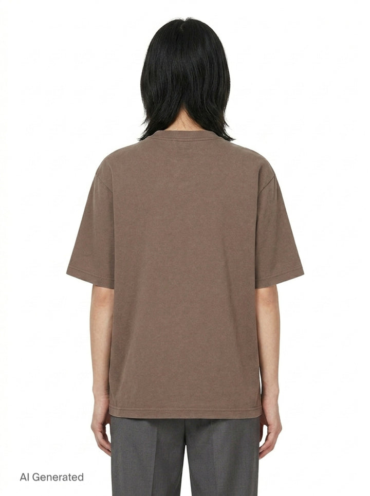 Rib Jersey T-Shirt | Lemaire | Club21 - back