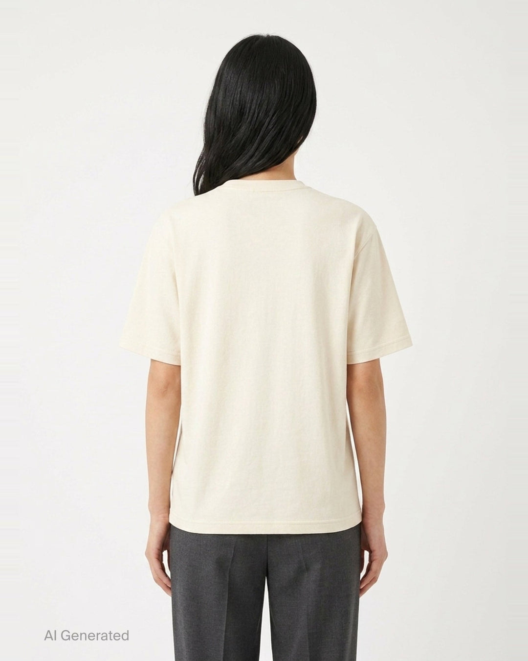 Rib Jersey T-Shirt | Lemaire | Club21 - back