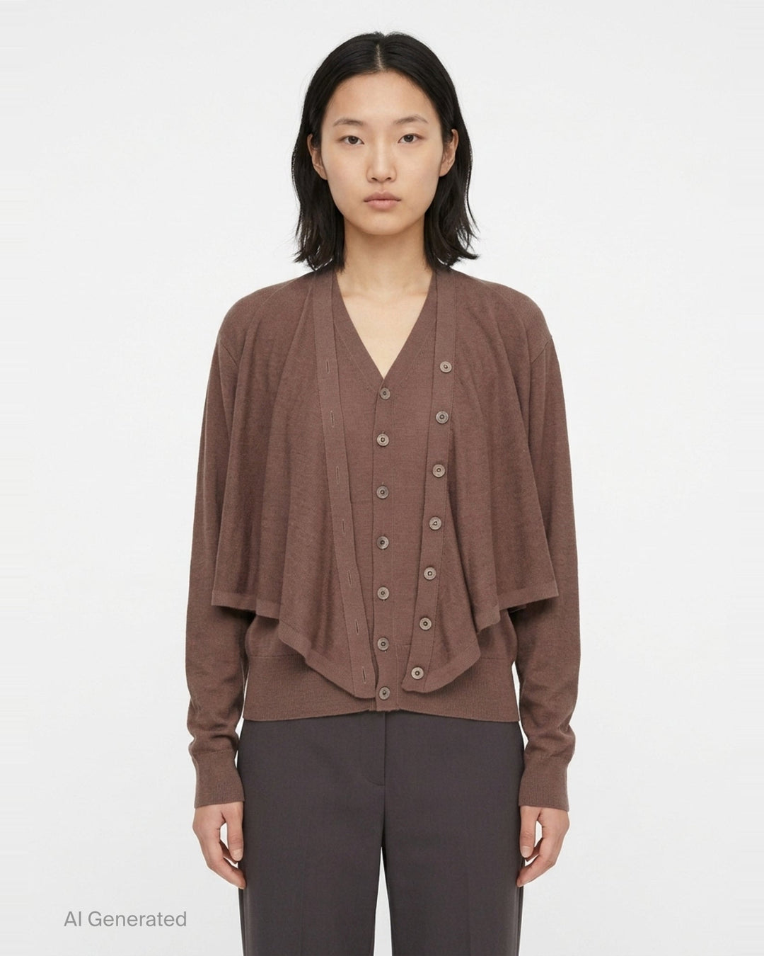 Trompe L'Oeil Cardigan | Lemaire | Club21 - front