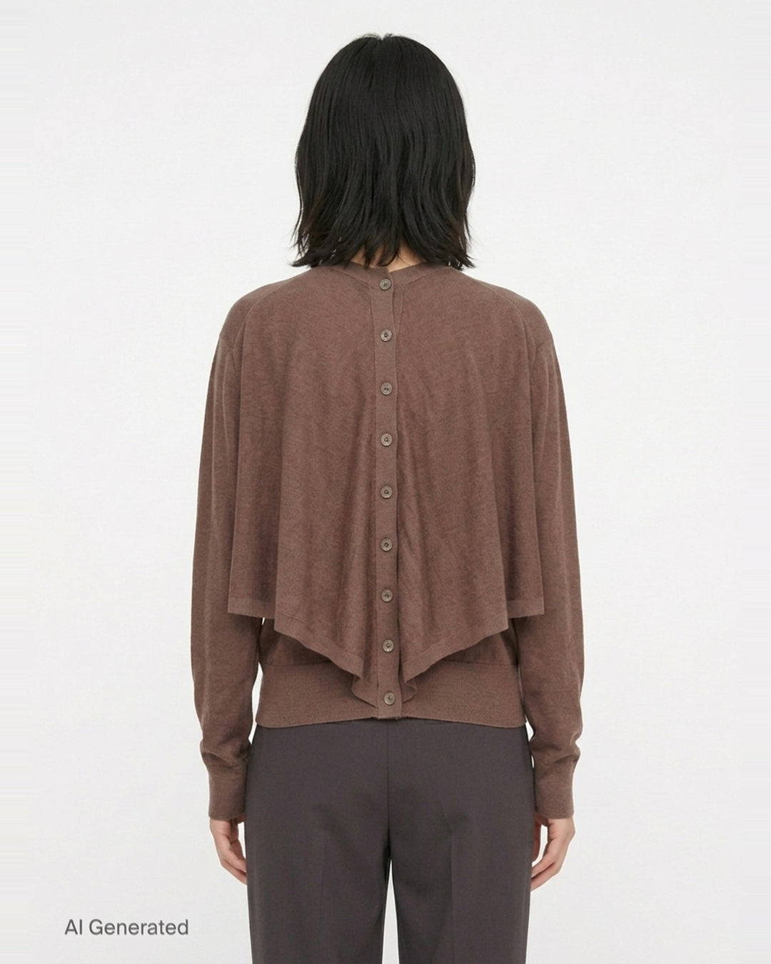 Trompe L'Oeil Cardigan | Lemaire | Club21 - back