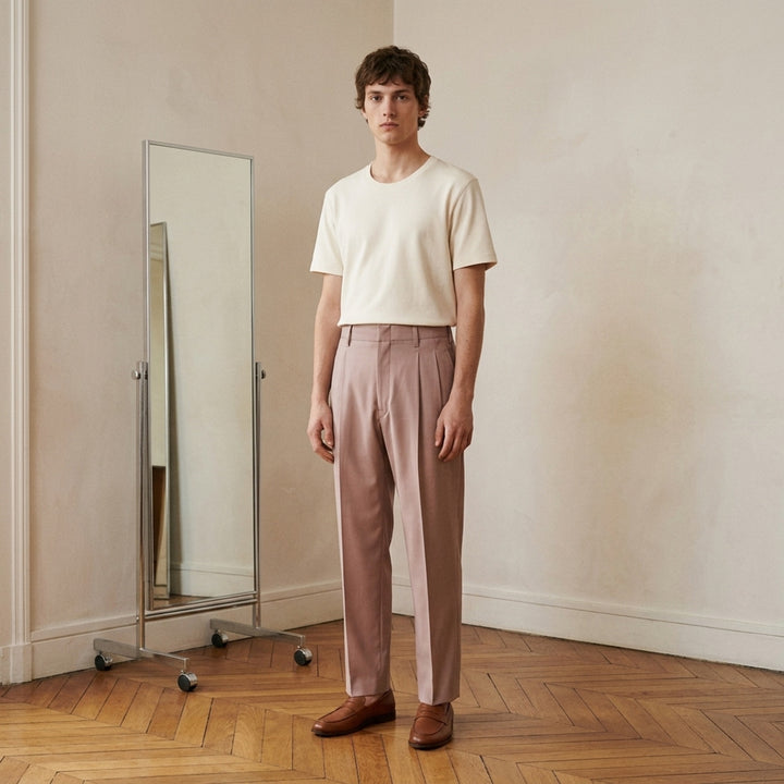 U-Neck Rib Jersey Tee | Lemaire | Club21 - lifestyle