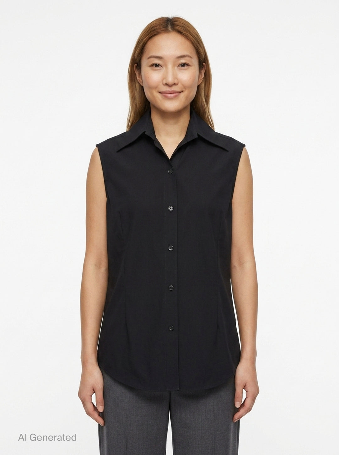 Sleeveless Double C Shirt | Litkovska | Club21 - front